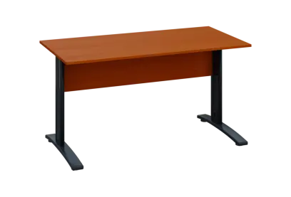 EPK 17 - 14 stůl kancelářský, kovová podnož černá, deska 18 mm, široký 1400 mm, třešeň šumavská